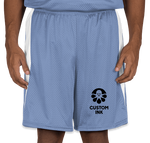 Augusta Top Score Lacrosse Short (Columbia Blue / White)