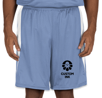 Augusta Top Score Lacrosse Short (Columbia Blue / White)