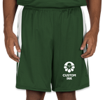 Augusta Top Score Lacrosse Short (Dark Green / White)